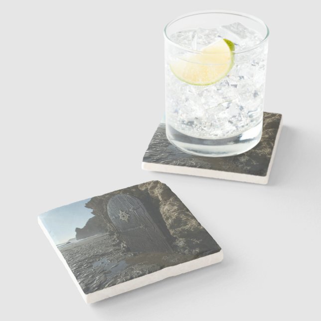 Dessous-de-verre En Pierre The Forgotten Door in the Sands (Côté)