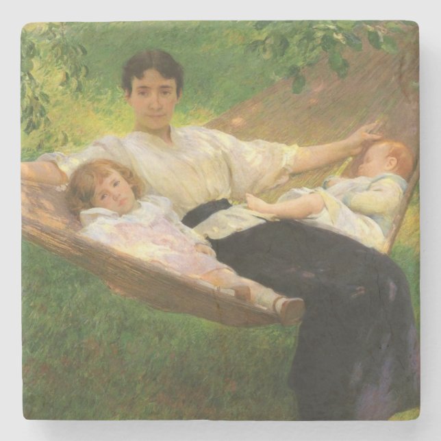Dessous-de-verre En Pierre The Hammock (par Joseph DeCamp) (Devant)