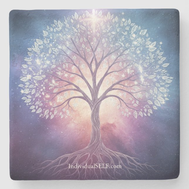 Dessous-de-verre En Pierre The Living Blueprint Stone Coaster (Devant)