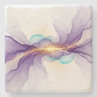 Dessous-de-verre En Pierre The Living Blueprint Stone Coaster