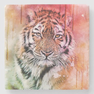 Dessous-de-verre En Pierre Tigre