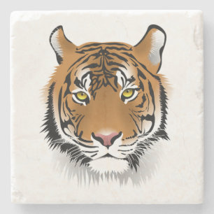 Dessous-de-verre En Pierre Tigre