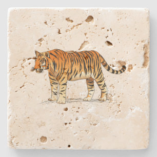 Dessous-de-verre En Pierre Tigre adulte