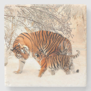 Dessous-de-verre En Pierre Tigres