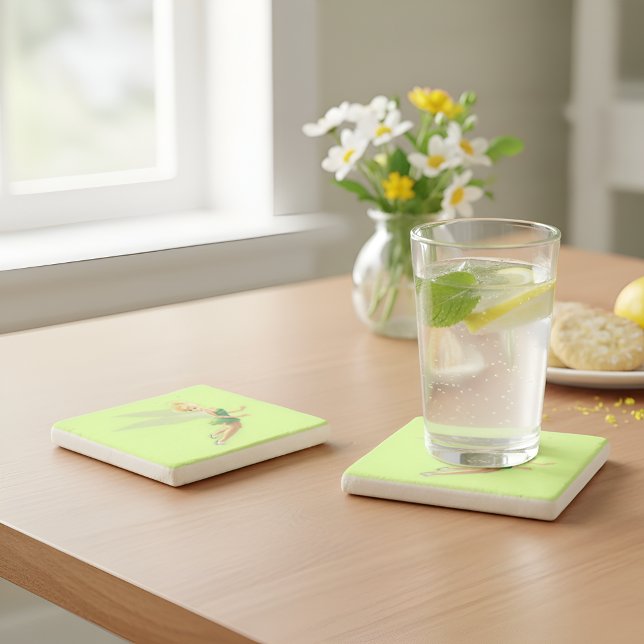 Dessous-de-verre En Pierre Tinker Bell Stone Coaster (Créateur téléchargé)