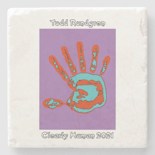 Dessous-de-verre En Pierre Todd Rundgren Clairement Dessous de verre humain (Devant)