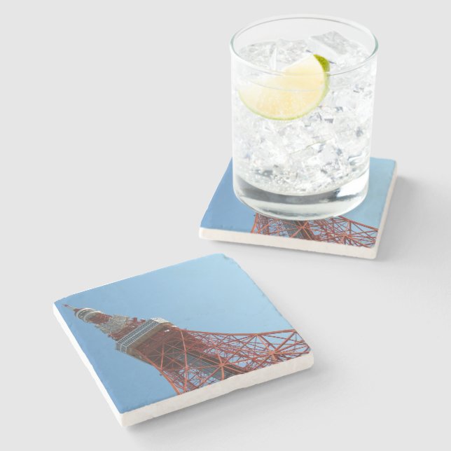 Dessous-de-verre En Pierre Tokyo Tower 東 京 タ ワ (Côté)