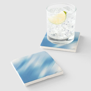 Dessous-de-verre En Pierre Topaz bleu