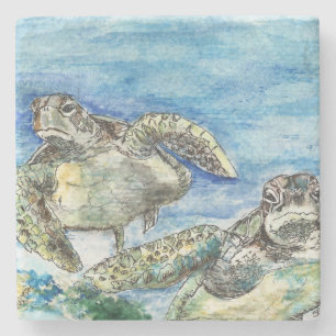 Dessous-de-verre En Pierre Tortues marines