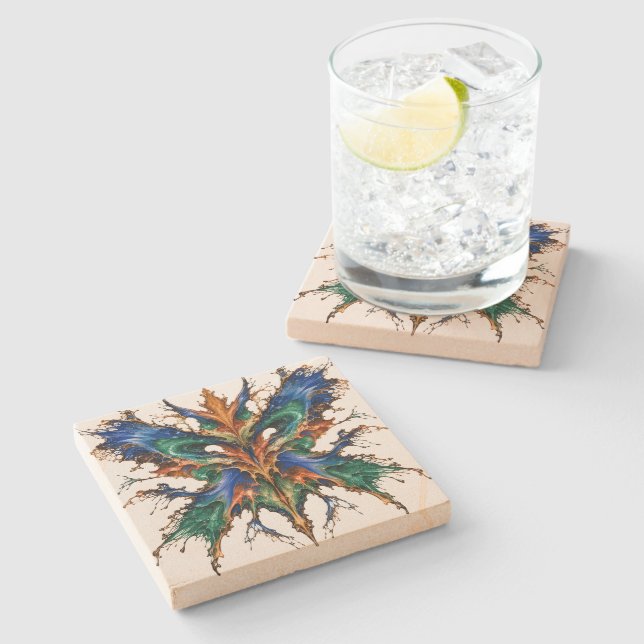 Dessous-de-verre En Pierre Totem de Lapis (Côté)