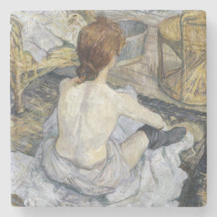 Dessous-de-verre En Pierre Toulouse-Lautrec - Rousse / La Toilette