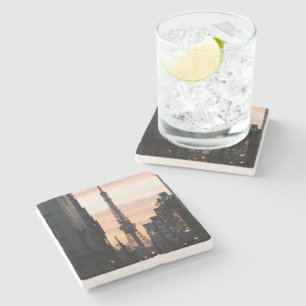 Dessous-de-verre En Pierre Tour de Tokyo Sunrise 東 京 タ ワ ー 出 日 の