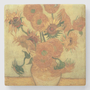 Dessous-de-verre En Pierre Tournesols de Vincent van Gogh  , 1889