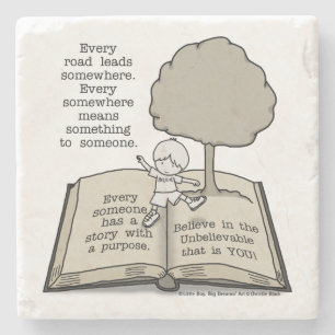 Dessous-de-verre En Pierre Tout le monde a une histoire