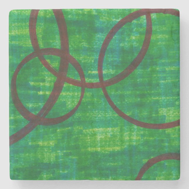 Dessous-de-verre En Pierre Trace de Crimson II (Devant)