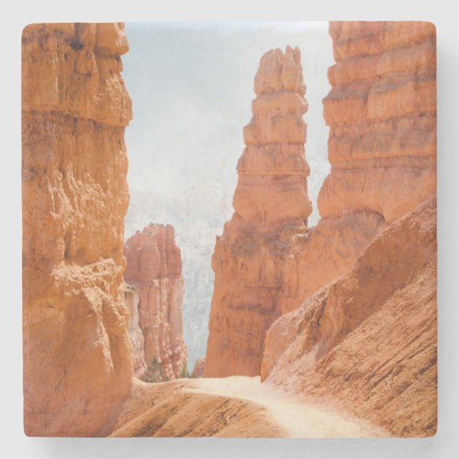 Dessous-de-verre En Pierre Traînée de parc national de canyon de Bryce (Devant)