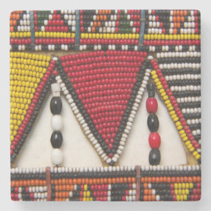 Dessous-de-verre En Pierre Travail de perles tribal Maasai