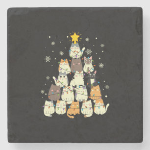 Dessous-de-verre En Pierre Tree de Merry Xmas