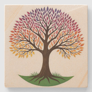 Dessous-de-verre En Pierre Tree of Life