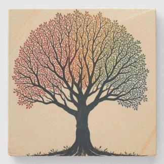 Dessous-de-verre En Pierre Tree of Life