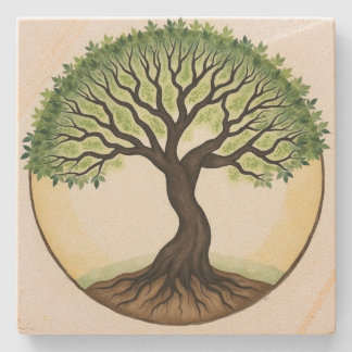 Dessous-de-verre En Pierre Tree of Life