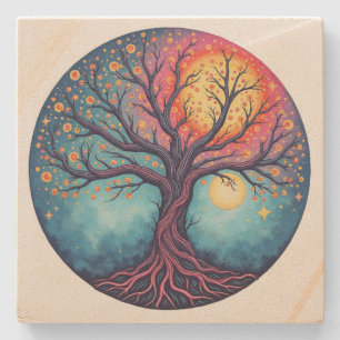 Dessous-de-verre En Pierre Tree of Life