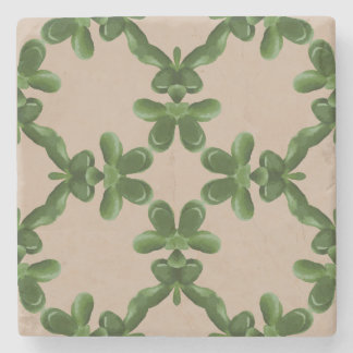 Dessous-de-verre En Pierre Treillis de Jade Beige