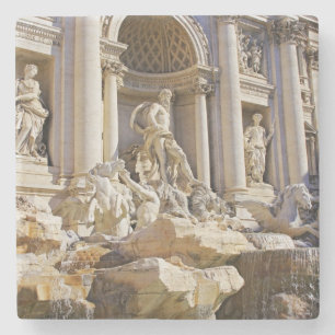 Dessous-de-verre En Pierre Trevi fountain