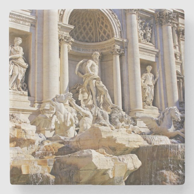 Dessous-de-verre En Pierre Trevi fountain (Devant)