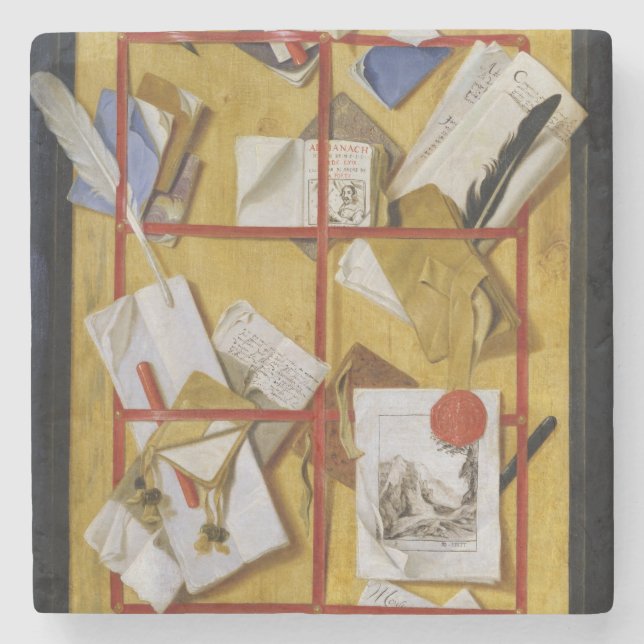 Dessous-de-verre En Pierre Trompe - l ' oeil (Devant)