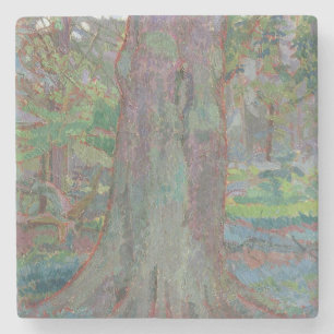 Dessous-de-verre En Pierre Tronc d'arbre, 1916 (huile sur la toile)