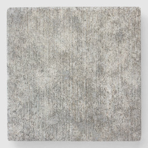 Dessous-de-verre En Pierre Trottoir gris patiné de ciment