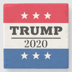 DESSOUS-DE-VERRE EN PIERRE TRUMP 2020