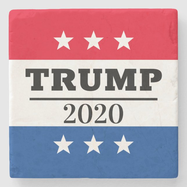 DESSOUS-DE-VERRE EN PIERRE TRUMP 2020 (Devant)
