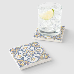 Dessous-de-verre En Pierre Tuiles portugaises 1