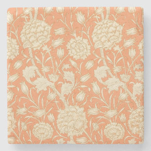 Dessous-de-verre En Pierre Tulipe sauvage de William Morris, motif floral vin