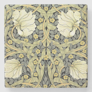 Dessous-de-verre En Pierre Tulipes Pimpernel Art Botanique de William Morris
