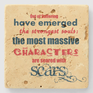 Dessous-de-verre En Pierre Typographie de devis inspirante