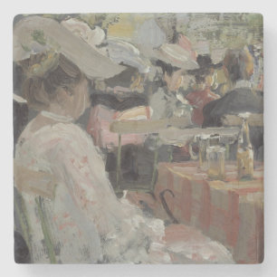 Dessous-de-verre En Pierre Un jardin Restaurant, 1906