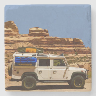 DESSOUS-DE-VERRE EN PIERRE UNE VIE. VIVE-LE.