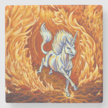 Unicorne de l'élément de feu Imaginaire Art