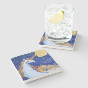 Dessous-de-verre En Pierre Unicorne "L'art des enfants"