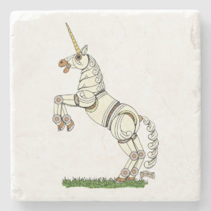Dessous-de-verre En Pierre Unicorne mécanique