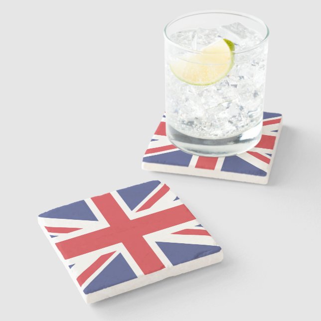 Dessous-de-verre En Pierre Union Jack (Côté)