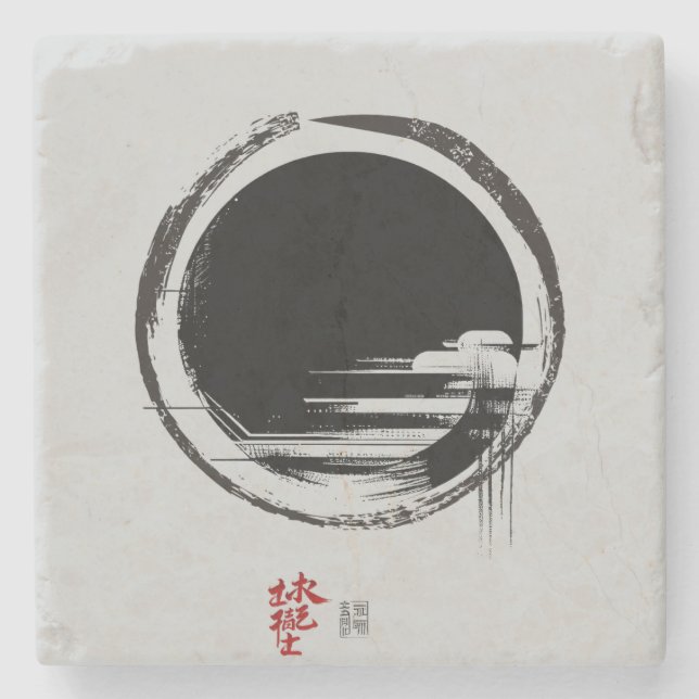 Dessous-de-verre En Pierre Unité (Devant)