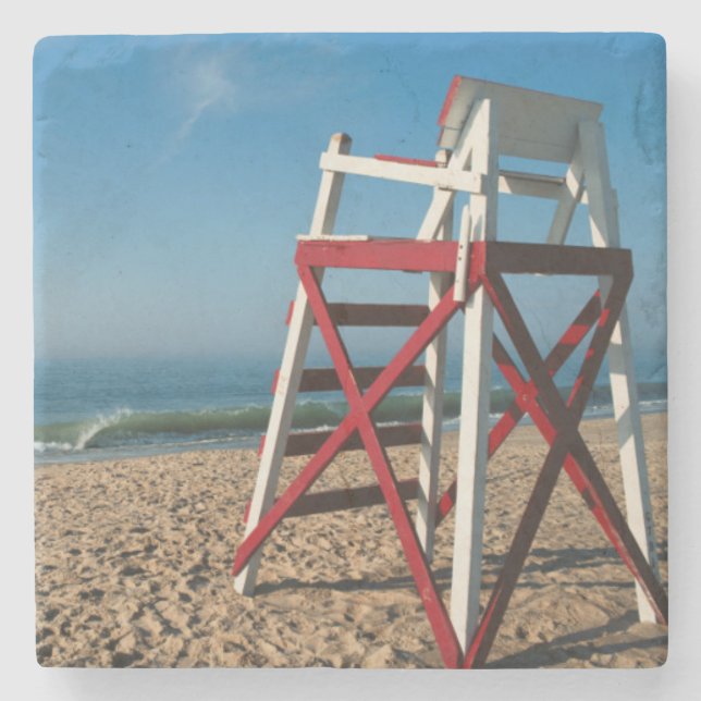 Dessous-de-verre En Pierre USA, Rhode Island, Charleston Beach, bord de mer (Devant)