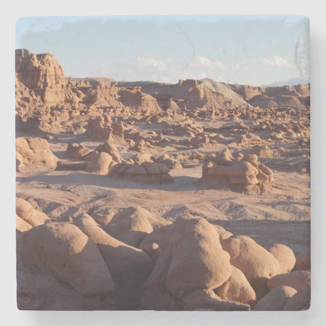 Dessous-de-verre En Pierre Utah, parc d'État de Goblin Valley, Grès (Devant)