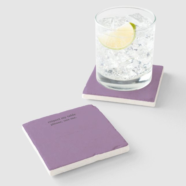 Dessous-de-verre En Pierre Utilisez me coaster (Côté)
