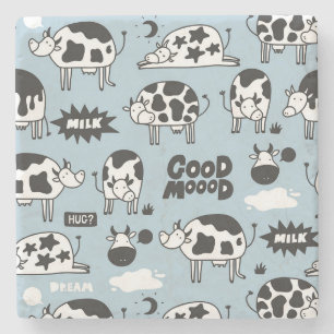 Dessous-de-verre En Pierre Vache et lait