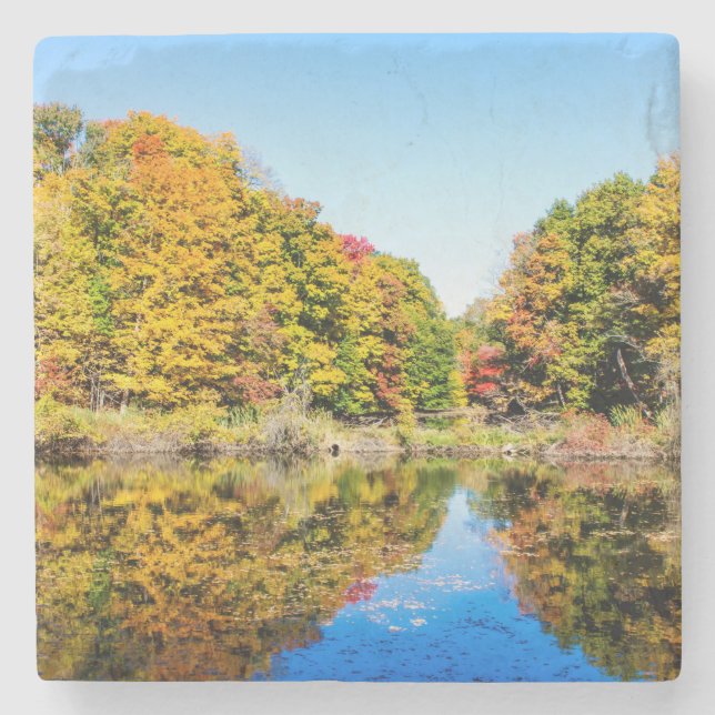 Dessous-de-verre En Pierre Vassar Farms Pond (Devant)